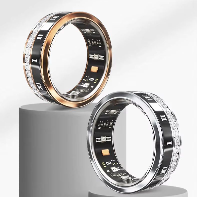 انگشتر هوشمند نگین دار مدل smart ring V2